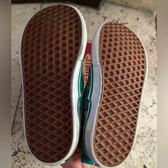 Vans Sea Party Patterned Sneakers - Size 9 Toddler - Picture 5 of 5